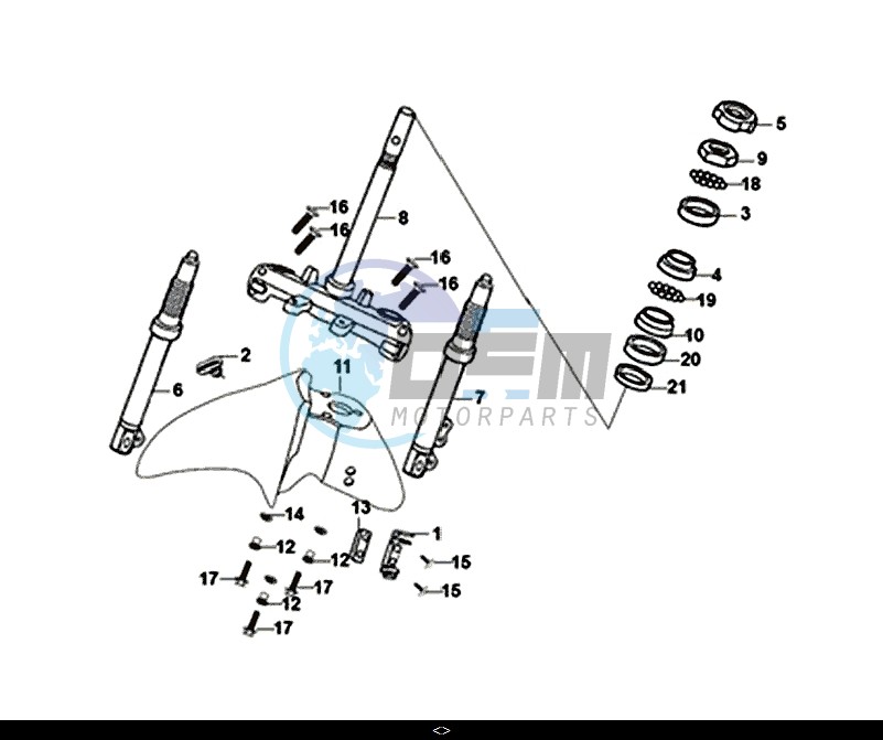 STEERING STEM FRONT CUSHION