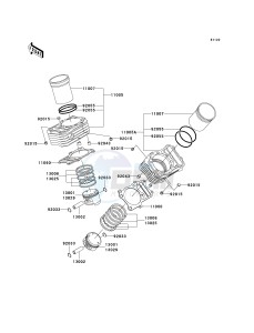 VN 800 A [VULCAN 800] (A10-A11) [VULCAN 800] drawing CYLINDER_PISTON-- S- -