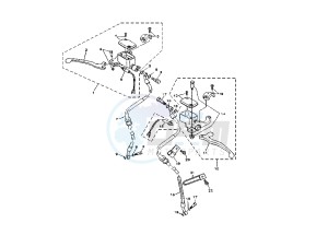 YP E MAJESTY 125 drawing BRAKE SYSTEM