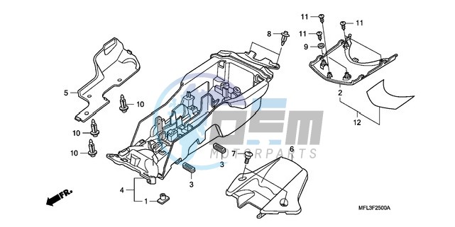 REAR FENDER (CBR1000RR)