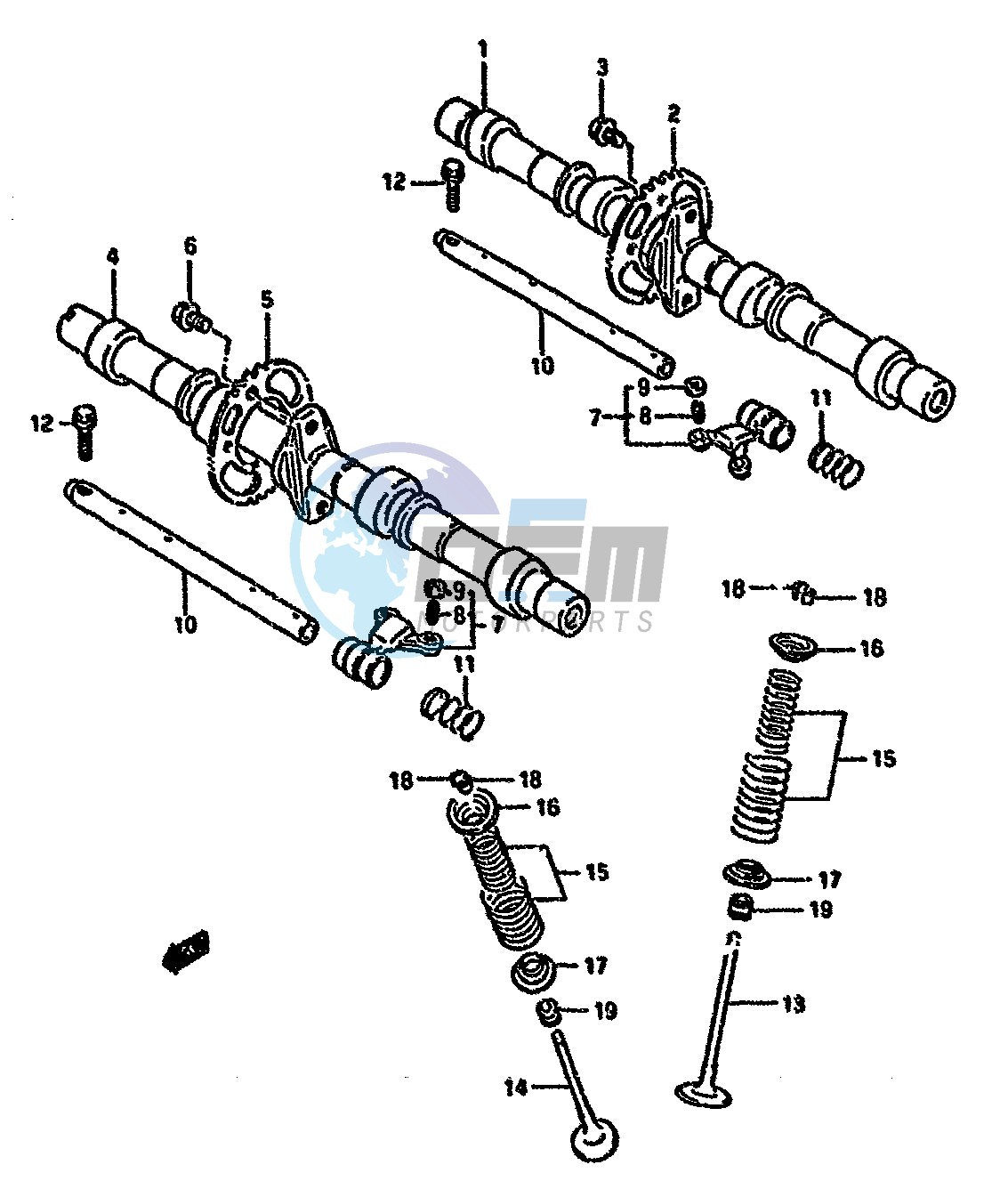 CAM SHAFT-VALVE