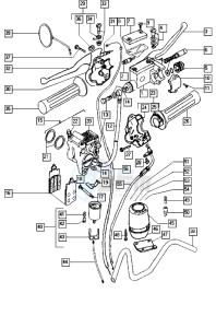 YOUNGST-R_25-45kmh_K8-L0 50 K8-L0 drawing Handle bar-grips-speedometer-front brake