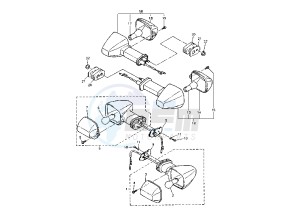 FZR R 600 drawing FLASHER LIGHT