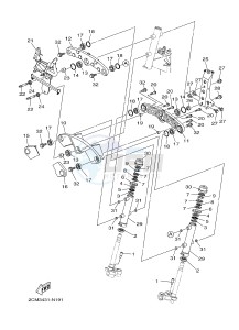 MW125 MW-125 TRICITY TRICITY 125 (2CM1 2CM5) drawing STEERING