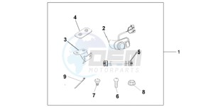 GL1800A UK - (E / MKH) drawing PASSENGER CONTROL