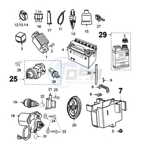 LUDIX 10 RBP2A drawing ELECTRIC PART GKS SLOT