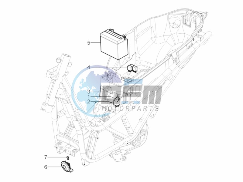 Remote control switches - Battery - Horn