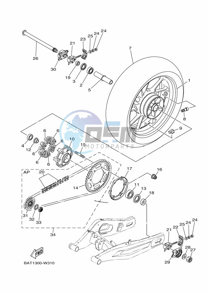 REAR WHEEL