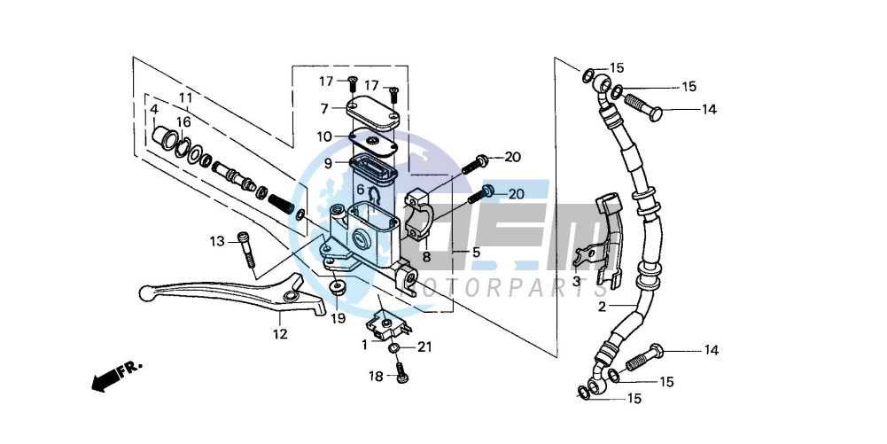 FRONT BRAKE MASTER CYLINDER