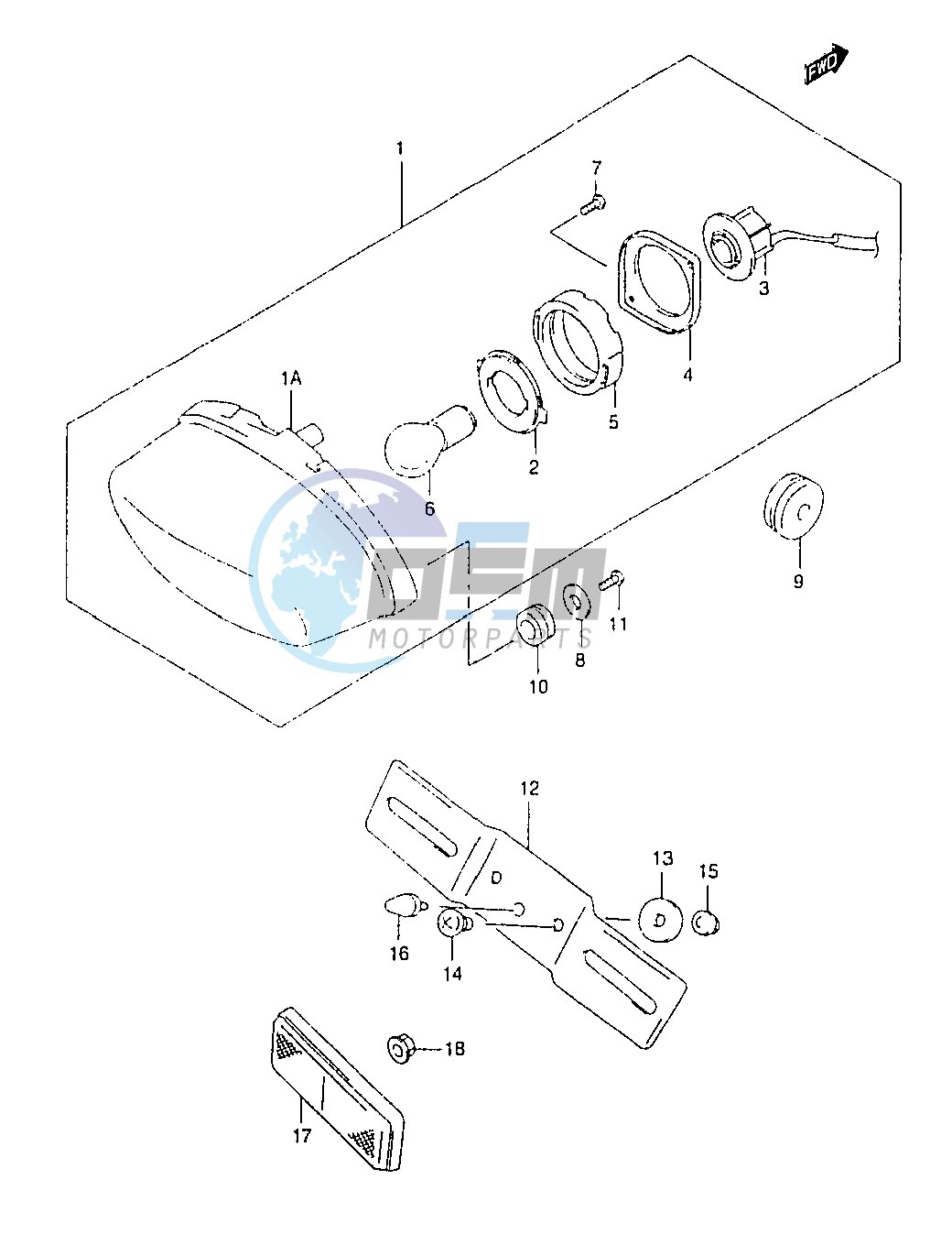 REAR COMBINATION LAMP