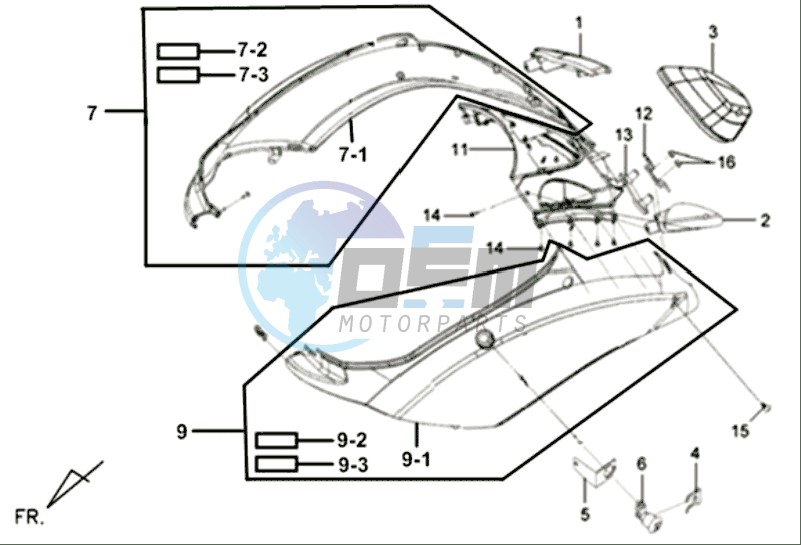 COWLING / TAIL LIGHT / INDICATORS