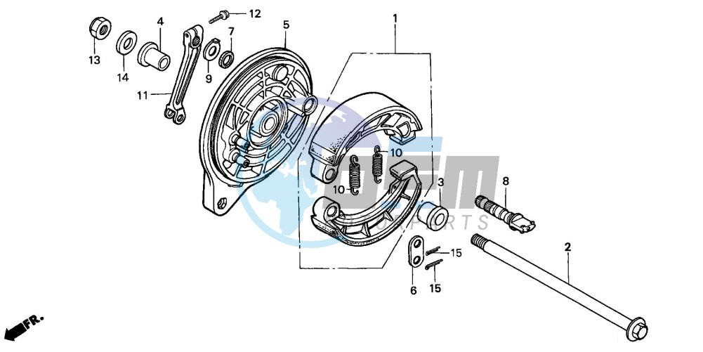 REAR BRAKE PANEL