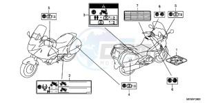 NT700VAB drawing CAUTION LABEL