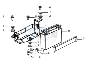 STX 150 drawing Battery