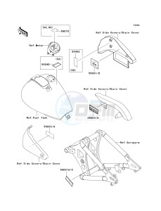 VN 800 B [VULCAN 800 CLASSIC] (B10) B10 drawing LABELS