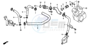 VT1100D2 drawing WATER PIPE