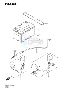 UH200 BURGMAN EU drawing BATTERY