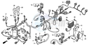 NSS250 JAZZ drawing WIRE HARNESS (NSS250A)