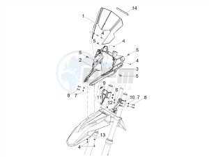 SX 50 E4 (EMEA) drawing Windshield