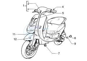 Zip 50 SP drawing Transmission brakes