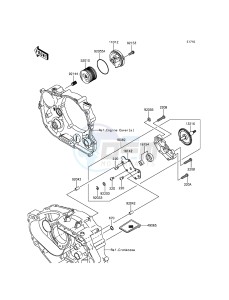 KLX250 KLX250SEF XX (EU ME A(FRICA) drawing Oil Pump