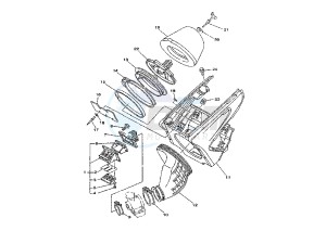 YZ 125 drawing INTAKE