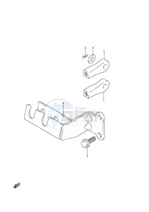 DF 9.9A drawing Remocon Cable Holder w/Remote Control