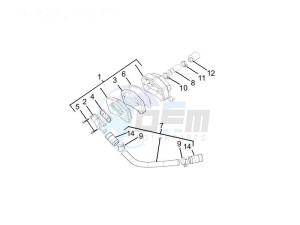 PX 125 30 Anni drawing Secondary air box