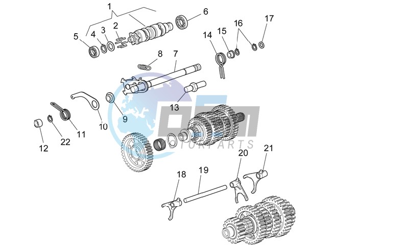 Gear box selector