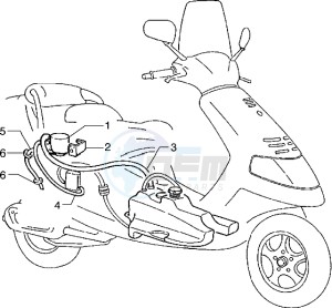 Hexagon 125 EXS1T 125cc drawing Degaser