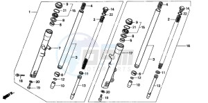 CMX250C REBEL drawing FRONT FORK