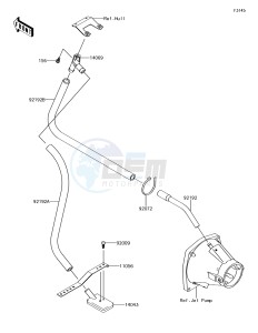 JET SKI ULTRA 310LX JT1500MHF EU drawing Bilge System