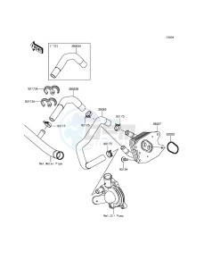 NINJA H2R ZX1000PFF EU drawing Oil Cooler