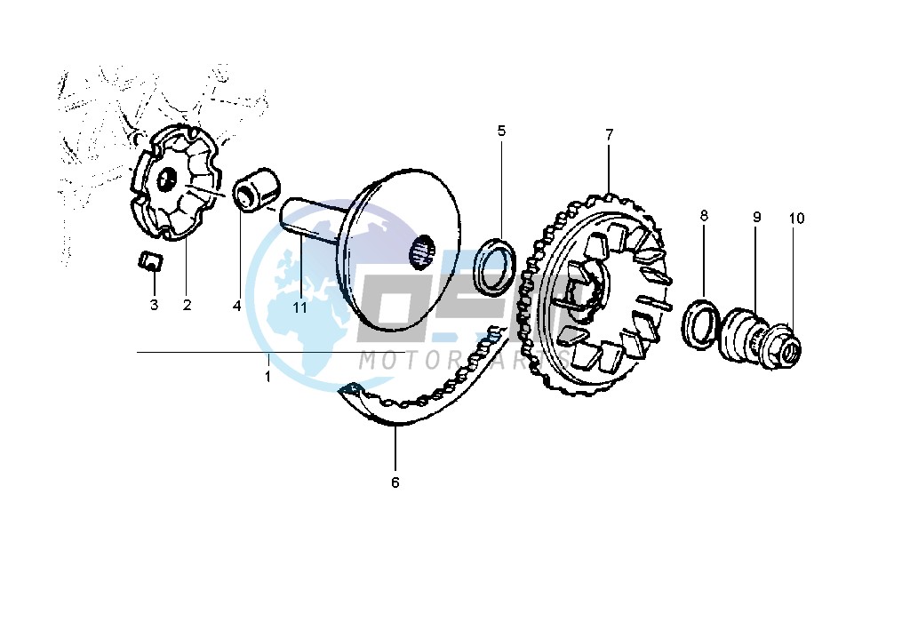 Driving pulley - Belt