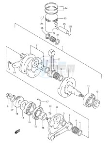 RGV250 (E24) drawing CRANKSHAFT