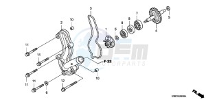 CRF150RC drawing WATER PUMP