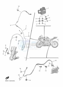 YZF690 YZF-R7 (BEBA) drawing ELECTRICAL 3