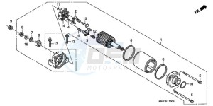 CB600FA39 Australia - (U) drawing STARTING MOTOR