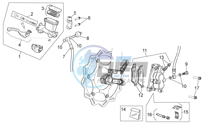 Front brake system I