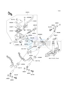 VN 1600 A [VULCAN 1600 CLASSIC] (A6F-A8FA) A7FA drawing FRONT MASTER CYLINDER