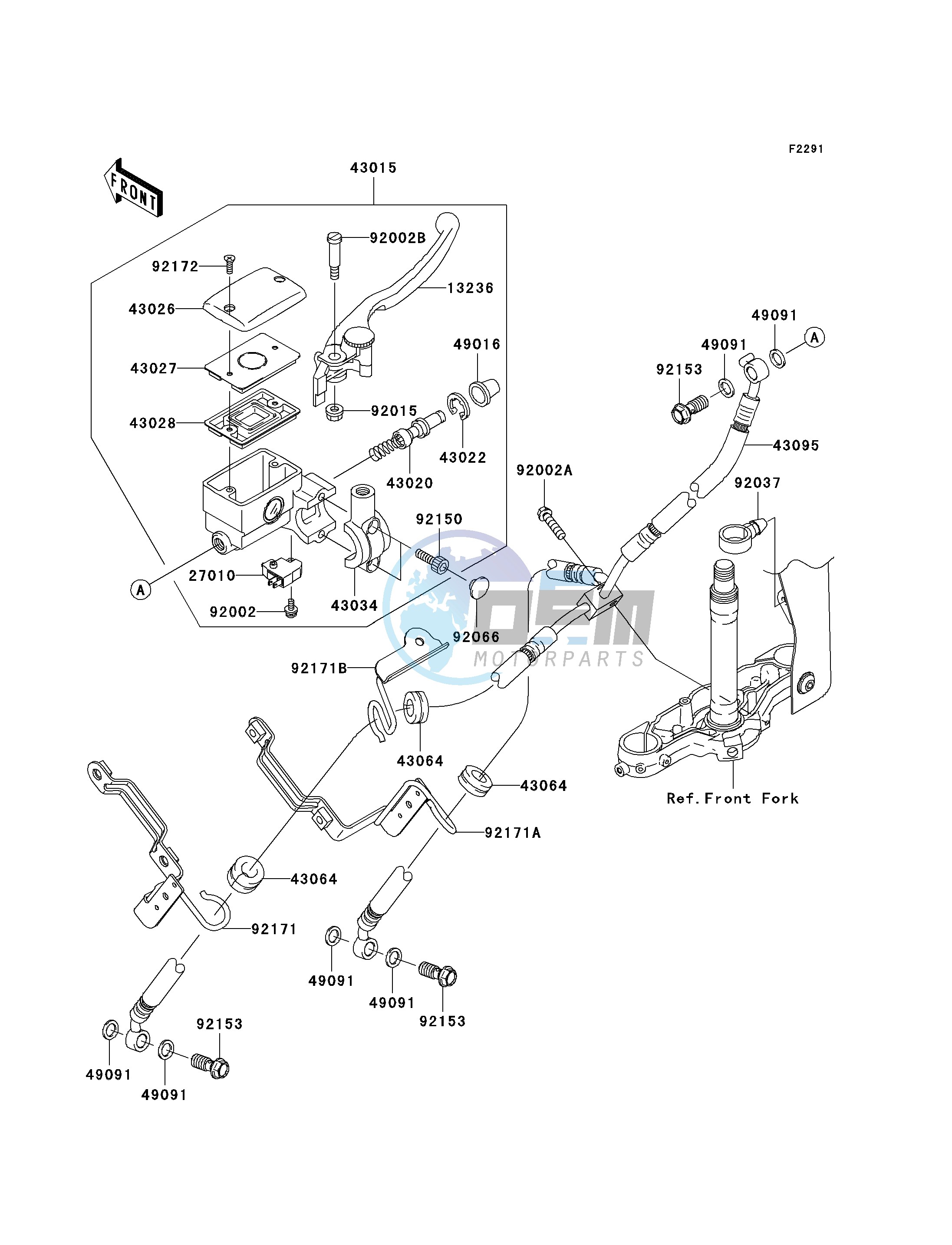 FRONT MASTER CYLINDER