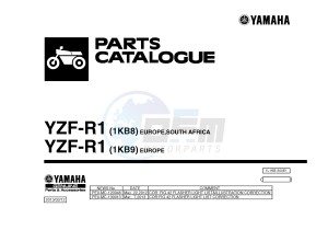 YZF-R1 998 R1 (1KB8 1KB9) drawing .1-Front-Page