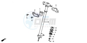 TRX90 FOURTRAX 90 drawing STEERING SHAFT