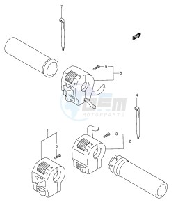 VL1500 (E2) drawing HANDLE SWITCH (MODEL K3)