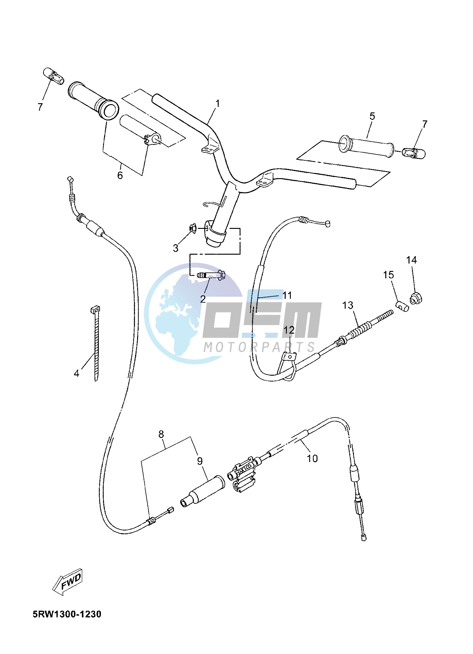 STEERING HANDLE & CABLE