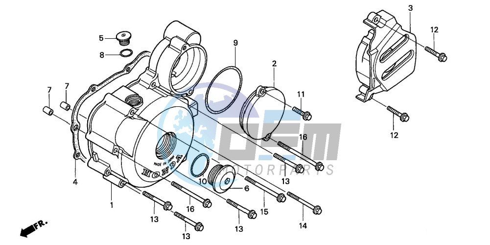 LEFT CRANKCASE COVER