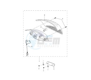 BW'S 50 drawing TAILLIGHT