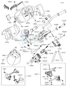 JET SKI ULTRA 310LX JT1500MHF EU drawing Handlebar