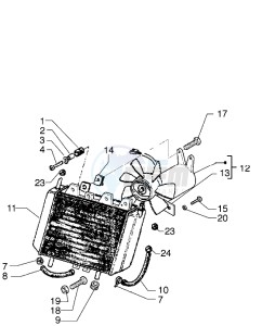 X9 500 drawing Radiator