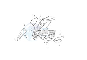 Runner VX 4T 125 drawing Front body